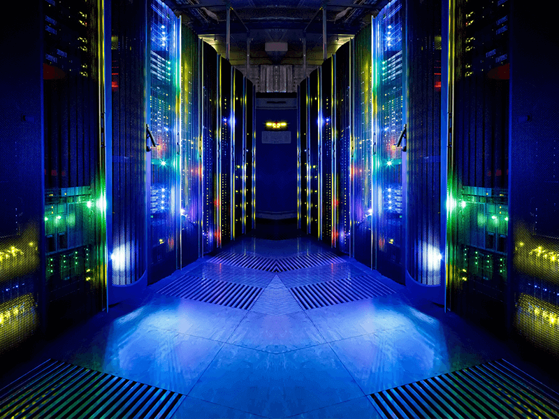 Modern HOSTING BAZA data center